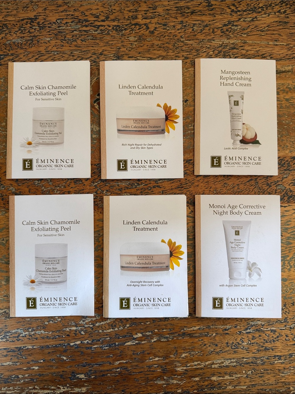 Eminence Organic Skin Care Samples for sensitive skin (6)